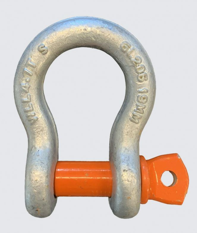 4750kg W.L.L Screw pin bow shackle