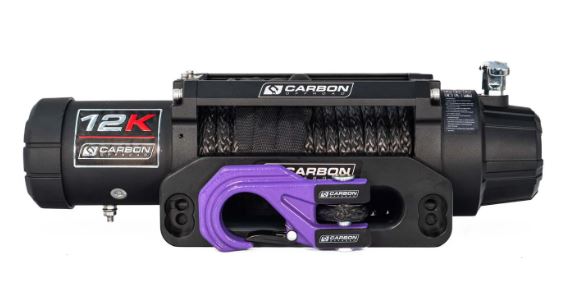 Carbon 12K 12000lb Electric Winch VER. 3