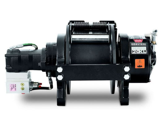 WARN Series 20XL 20,000lb Hydraulic Industrial Winch | 74750 | Standard drum and air clutch