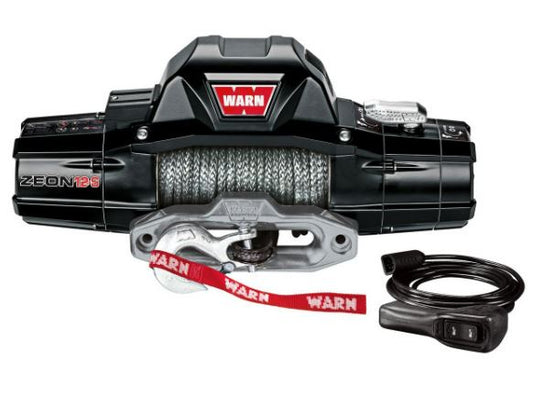 WARN ZEON 12-S 12000lbs with Spydura Pro Synthetic Rope