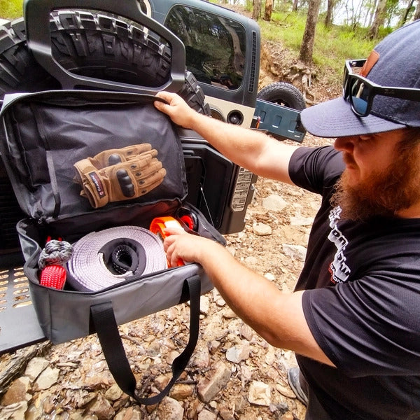 CARBON OFFROAD ESSENTIAL SNATCH AND WINCH 4X4 RECOVERY KIT