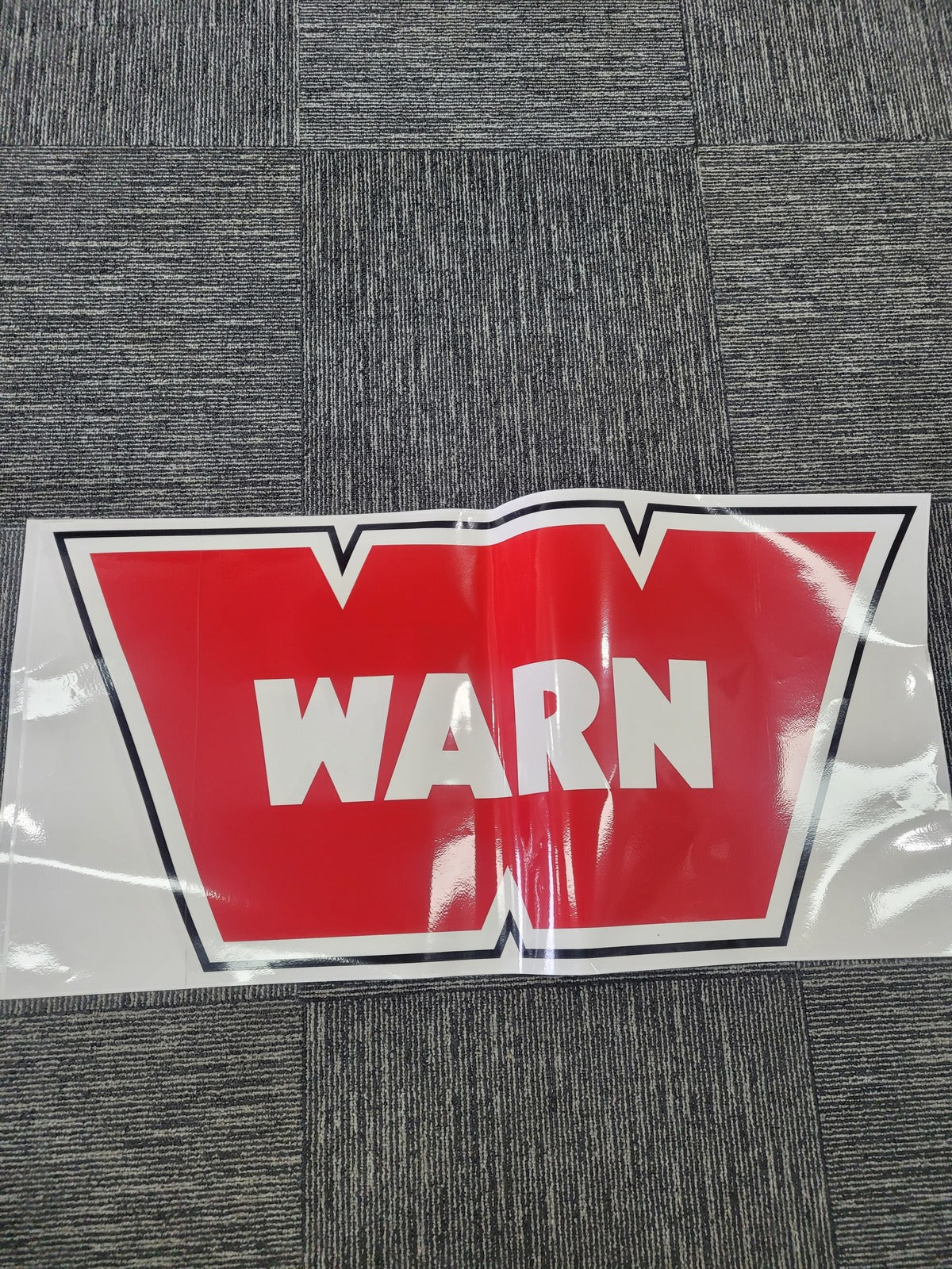 Warn Vinyl Decal 99cm X 78cm – The Highmount Guy